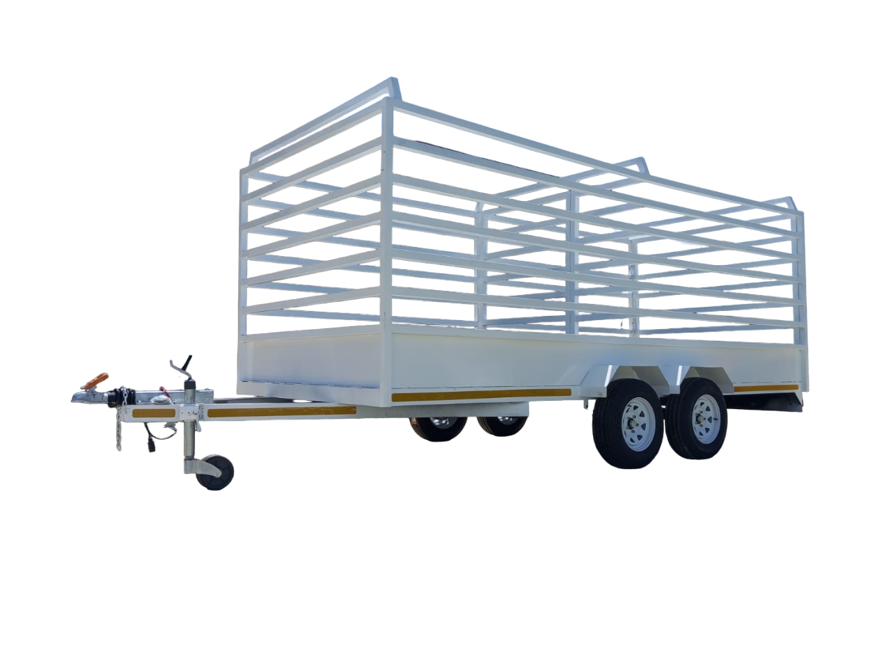 4 Meter Doubbel axle 3000 KGS Live stock Trailer