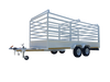 4 Meter Doubbel axle 3000 KGS Live stock Trailer